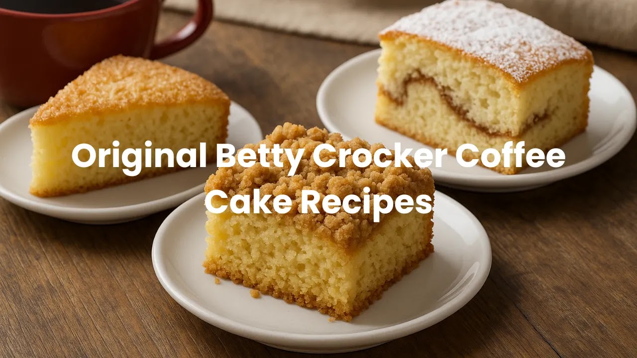 The Original Betty Crocker Coffee Cake: A Classic Guide